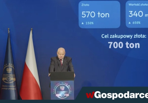 Glapiński: mamy już 570 ton złota