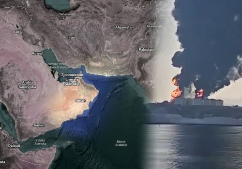 Omańskie magazyny ropy w ogniu po ataku dronów. Nagranie obiegło sieć