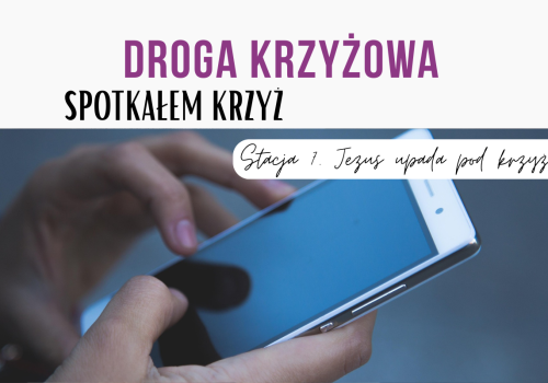 Stacja siódma: Jezus upada pod krzyżem  