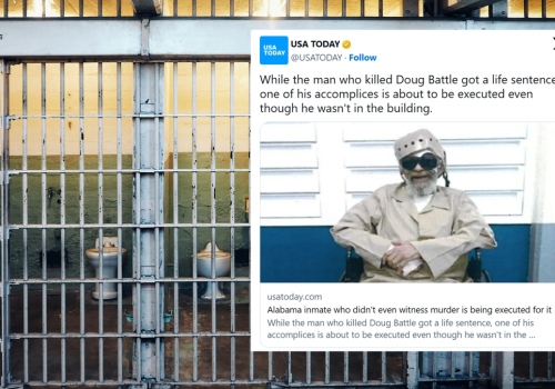 Nie było go w budynku, gdy padł strzał. Czeka go kara śmierci