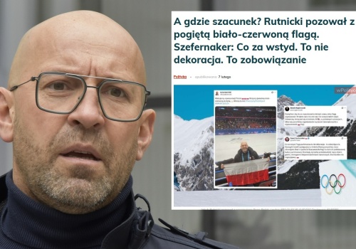 Kuriozalne tłumaczenia Rutnickiego ws. wymiętolonej flagi