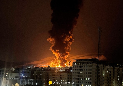 Saudyjska obrona strąca irańskie rakiety. Izrael atakuje Teheran. Niespokojnie na Bliskim Wschodzie