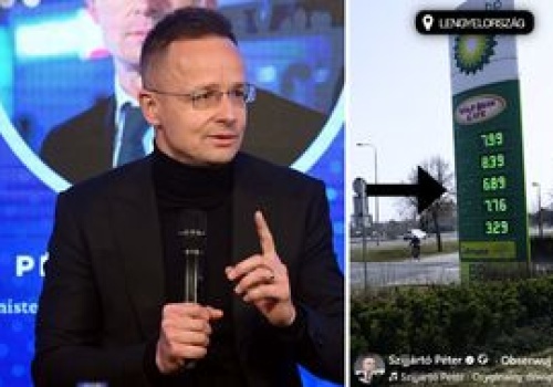 Węgierski minister pokazał ceny paliw w Polsce. Miał jeden cel