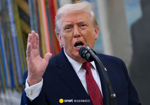 Donald Trump mówi o 