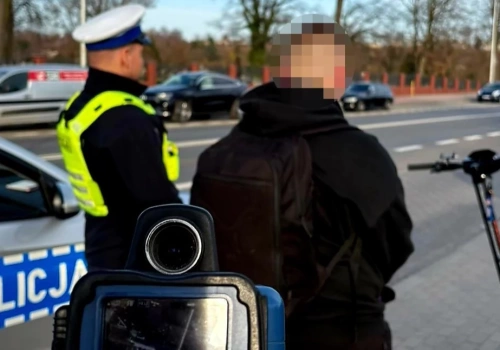 Hulajnogą niemal dwa razy za szybko. Zareagowała policja