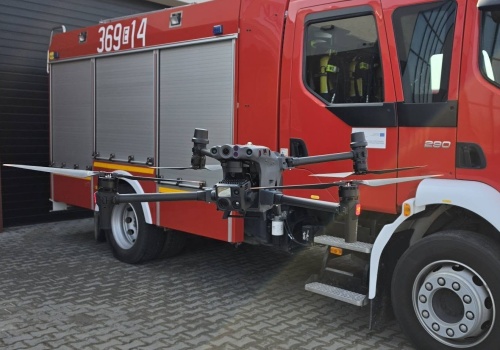 Dron DJI usprawni działania OSP Mokra Lewa