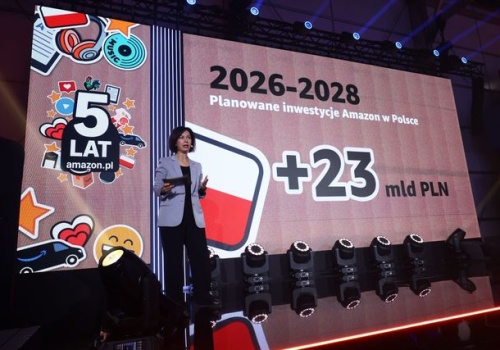 Amazon zainwestuje w Polsce ponad 23 mld zł do 2028 r. Nowe centrum logistyczne w Dobromierzu i rozwój Prime Video