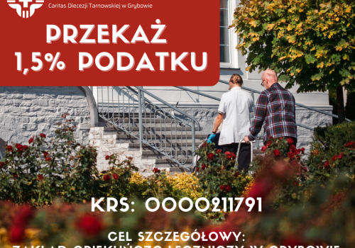 1,5% podatku może pomóc pacjentom z Grybowa. Placówka opiekuńczo-lecznicza prosi o wsparcie