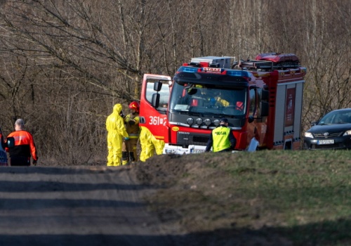 Dron znaleziony w kopalni pod Koninem. To prawdopodobnie jeden z tych, które wleciały do Polski we wrześniu ubiegłego roku