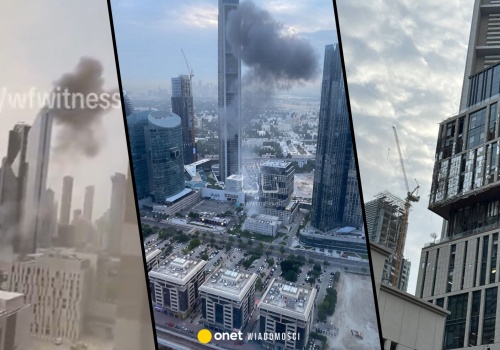 Eksplozje w Dubaju. Gęsty dym nad miastem. Do sieci trafiły nagrania