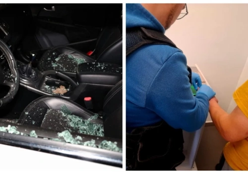 Awantura zakończona aresztem. 32-latek groził rodzinie i demolował samochody