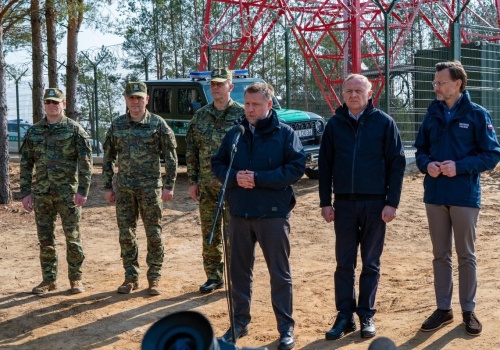 Podlasie. System antydronowy na granicy z Białorusią uruchomiony