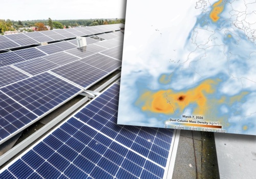Dziwny pył nad Europą. Wydajność fotowoltaiki wyraźnie spadła. 