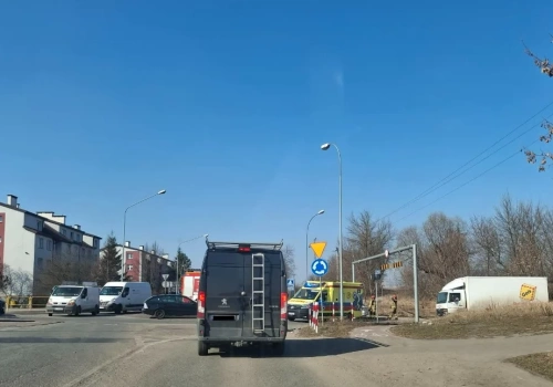 Siedlce: Zderzenie na ul. Łukowskiej