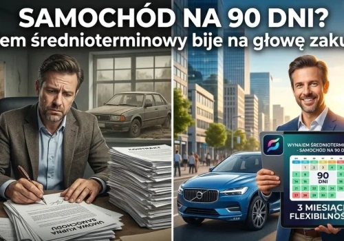 Samochód na 90 dni? Sprawdzamy, kiedy wynajem średnioterminowy bije na głowę zakup auta