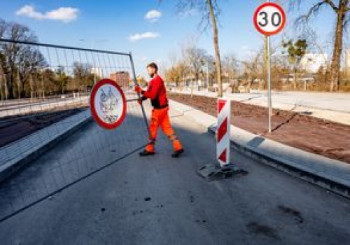 Już możemy jechać trasą staromostową. Na razie tylko tymczasowo