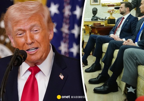 Donald Trump kupuje współpracownikom buty. 