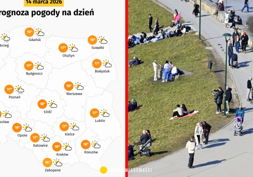 Za sprawą efektu fenowego temperatura mocno dziś wystrzeli. Oto nowa prognoza