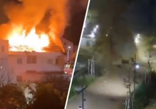 Uderzenia w Tel Awiwie. Słupy ognia