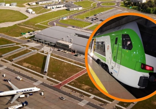 Nocne pociągi z lotniska Modlin do Warszawy. Nowy rozkład Kolei Mazowieckich