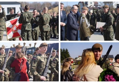 Żołnierze WOT złożyli uroczystą przysięgę w Wysokiem Mazowieckiem