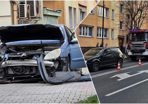 Zderzenie na skrzyżowaniu Wrocławskiej z Wodną