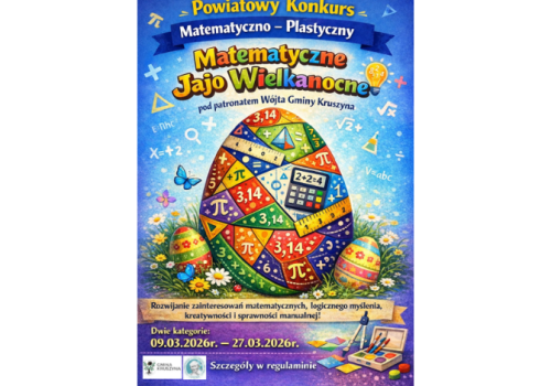Konkurs Matematyczno-Plastyczny „Matematyczne Jajo Wielkanocne”