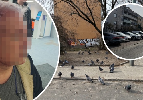 Wojna o gołębie w bloku przy Szembeka. Pan Ernest pobity trafił do szpitala