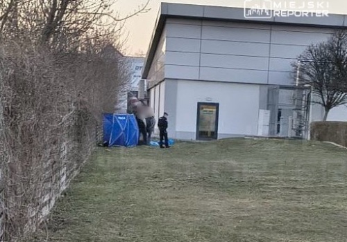 Zwłoki mężczyzny w zaroślach na tyłach sklepu na Białołęce