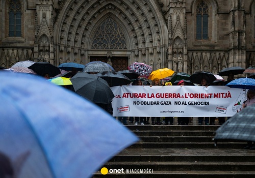 Masowe manifestacje w Hiszpanii. Protestujący apelują o koniec wojny na Bliskim Wschodzie