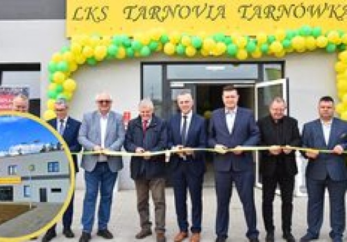 Nowy obiekt przy boisku w Tarnówce otwarty