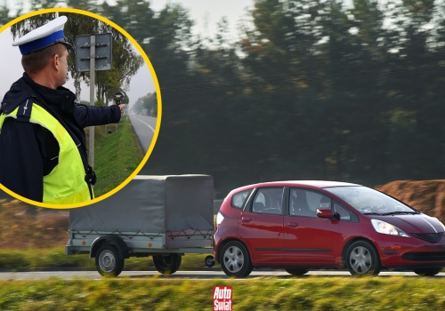Jechał z przyczepką i stracił prawo jazdy za znakiem D-43. Ograniczenie prędkości jest inne