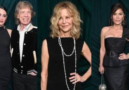 Tłum gwiazd na kolacji poprzedzającej Oscary: dawno niewidziana Meg Ryan, Mick Jagger z młodszą o 44 lata narzeczoną, Lauren Sanchez (ZDJĘCIA)