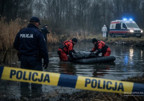 Makabryczne odkrycie! Zwłoki kobiety znalezione w stawie