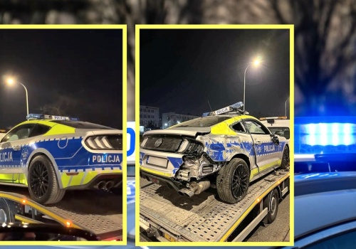 Fakty i fejk-newsy o policyjnym Mustangu. Policja zabrała głos