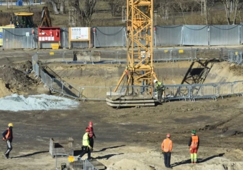 Tak powstaje Centrum Pediatryczne obok wrocławskiego szpitala przy ul. Borowskiej