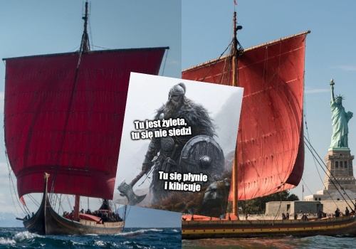 Norwescy kibice mają ambicje przypłynąć na mundial statkiem wikingów