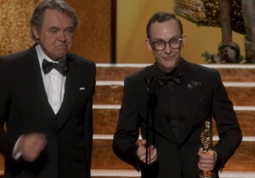 Oscar dla Polaka! Maciek Szczerbowski wzruszył się na scenie w Dolby Theatre