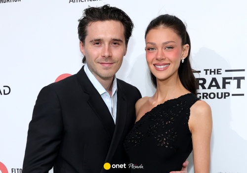 Brooklyn Beckham i Nicola Peltz na oscarowej imprezie Eltona Johna. Wyglądali zjawiskowo