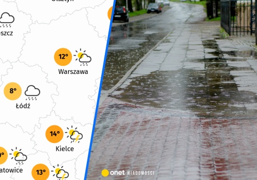 Będzie sporo deszczu, a w nocy nawet śnieg. Dziś totalny przełom w pogodzie