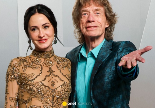 Mick Jagger i Melanie Hamrick na imprezie 