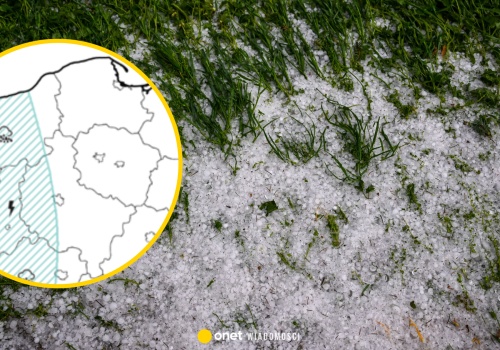 Dwie strefy burz powstaną dziś nad Polską. Spadnie krupa śnieżna i deszcz ze śniegiem