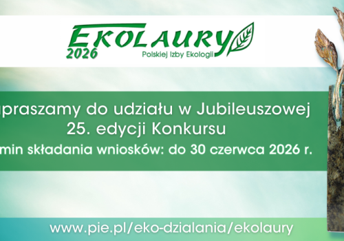 Konkurs Ekolaury Polskiej Izby Ekologii 2026