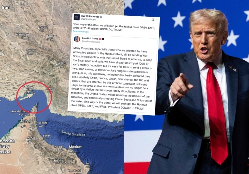  Trump grozi NATO, że jeśli nie dostanie pomocy w sprawie cieśniny Ormuz, to będzie źle