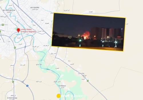 Ambasada USA w Bagdadzie ostrzelana. Dron eksplodował na jej terenie