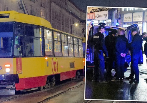 Atak nożownika w Warszawie. Zaczęło się od kłótni w tramwaju. Bohaterska reakcja pasażerów