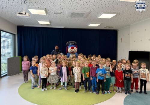 Sznupek w akcji. Przedszkolaki poznawały zasady bezpieczeństwa