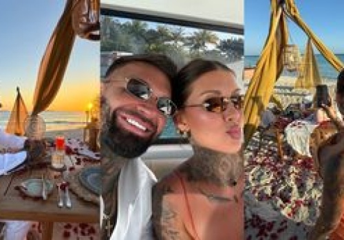 Majewscy relacjonują ROCZNICĘ ŚLUBU: prywatny jacht, łoże usłane różami i kolacja przy zachodzie słońca. 