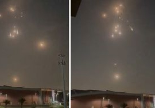 Eksplozje nad Dubajem. W sieci pojawiły się nagrania