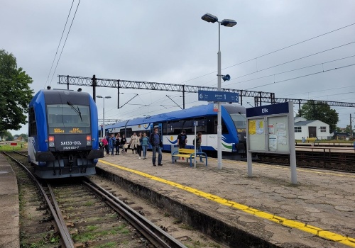 Więcej pociągów Olsztyn – Giżycko – Ełk od czerwca
